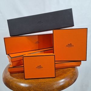 Hermes Black Velvet Accessories Gift Box